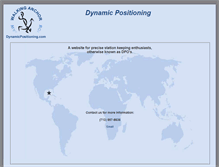 Tablet Screenshot of dynamicpositioning.com